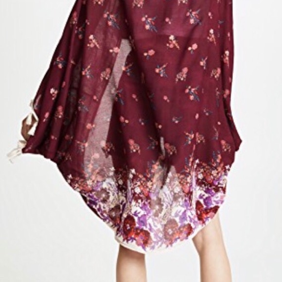 new โฆ Free People โฆ Bali Wrapped Bloom Kimono โฆ - Picture 7 of 8